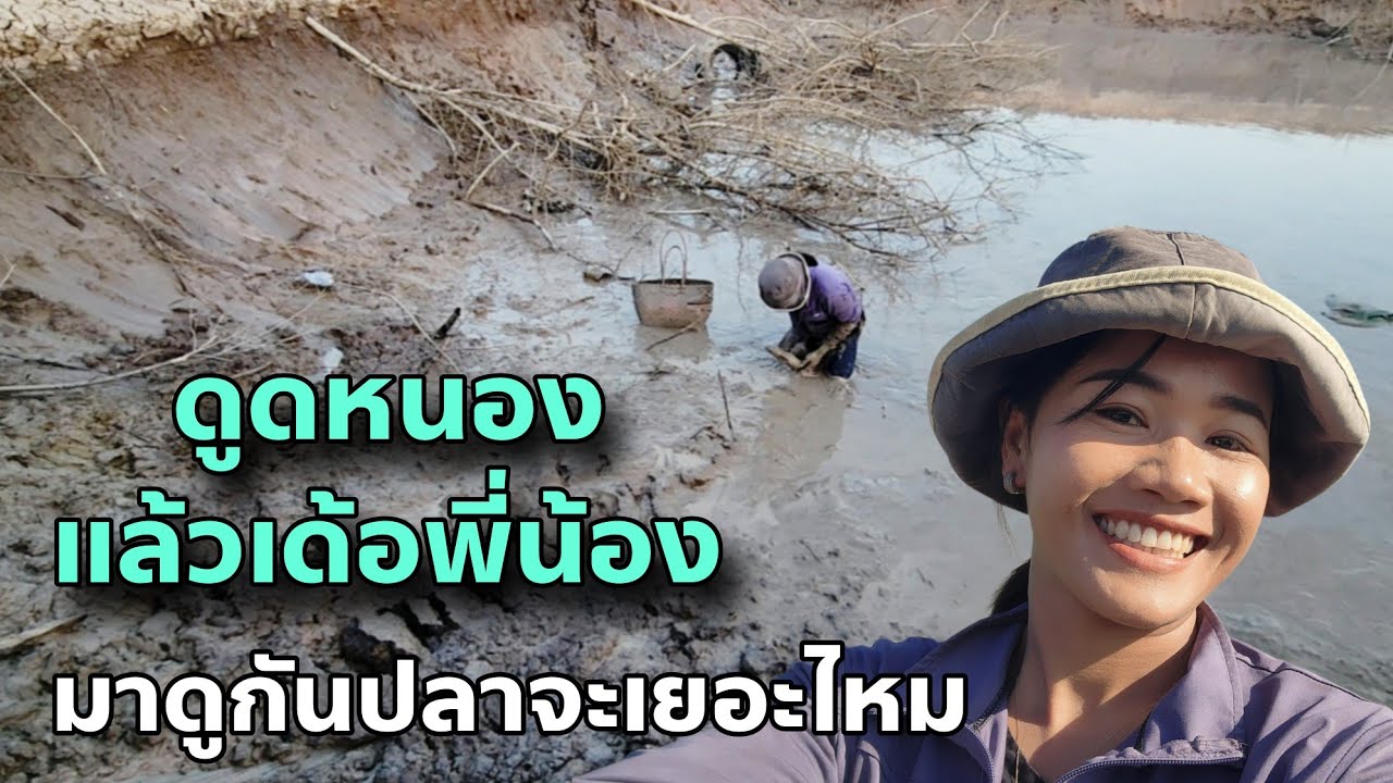สูบหนองปลาแล้วเด้อพี่น้อง มาดูกันหนองใหม่ ปลาจะเยอะไหม นาปรัง สปปลาว