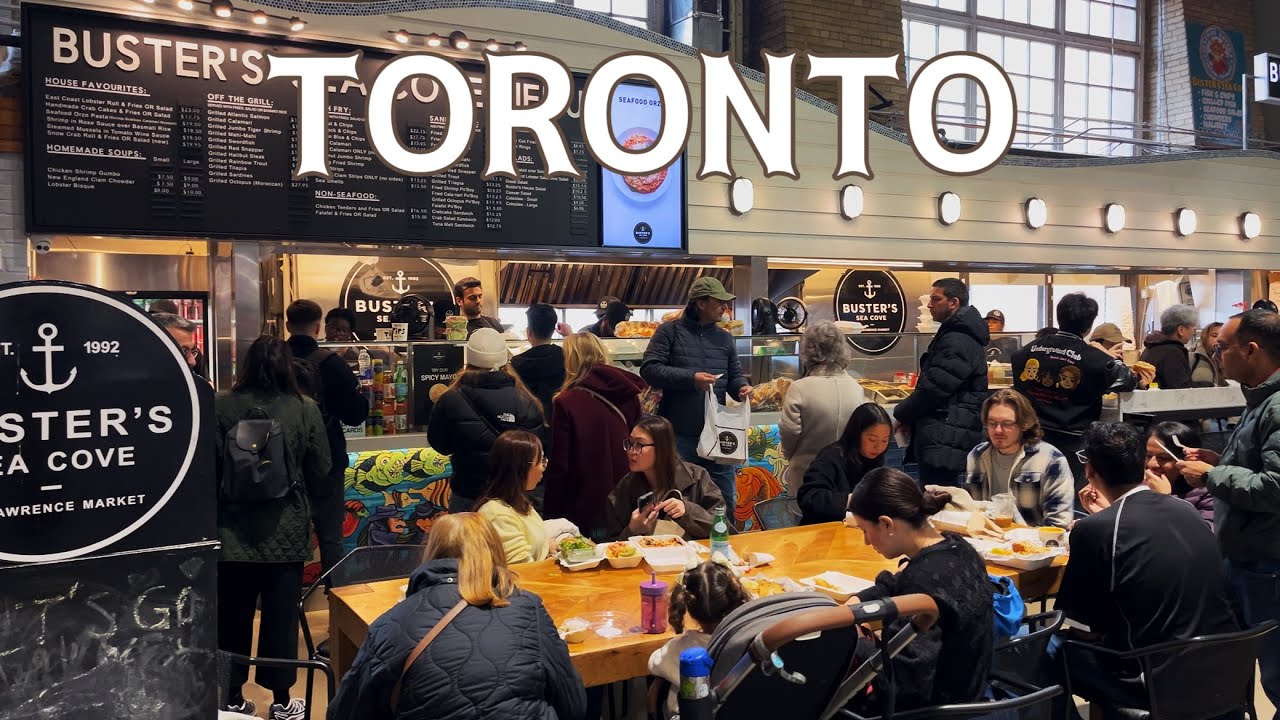 FOOD MARKET in Toronto St Lawrence Market  |  One of the BEST Food Markets in the World |  Canada 4K