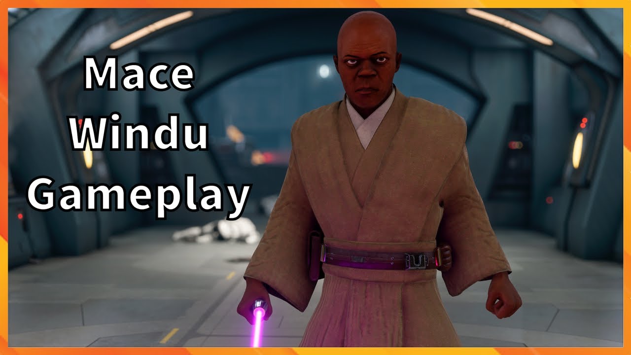 Mace Windu Gameplay Star Wars Battlefront 2