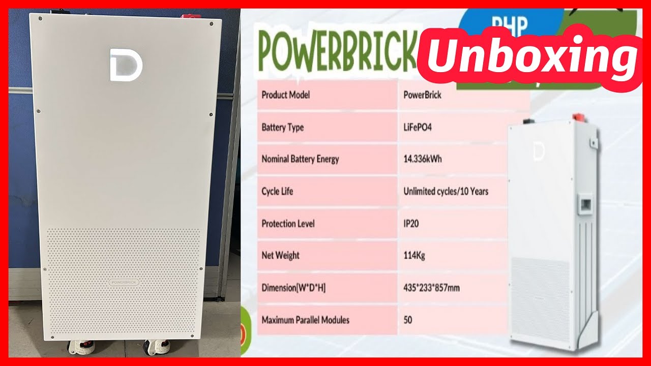 Power Brick Solar Battery Storage!