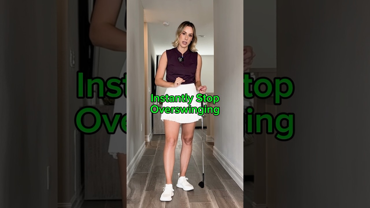 If you keep topping it, watch this! #golf #golfingtips #golfswing