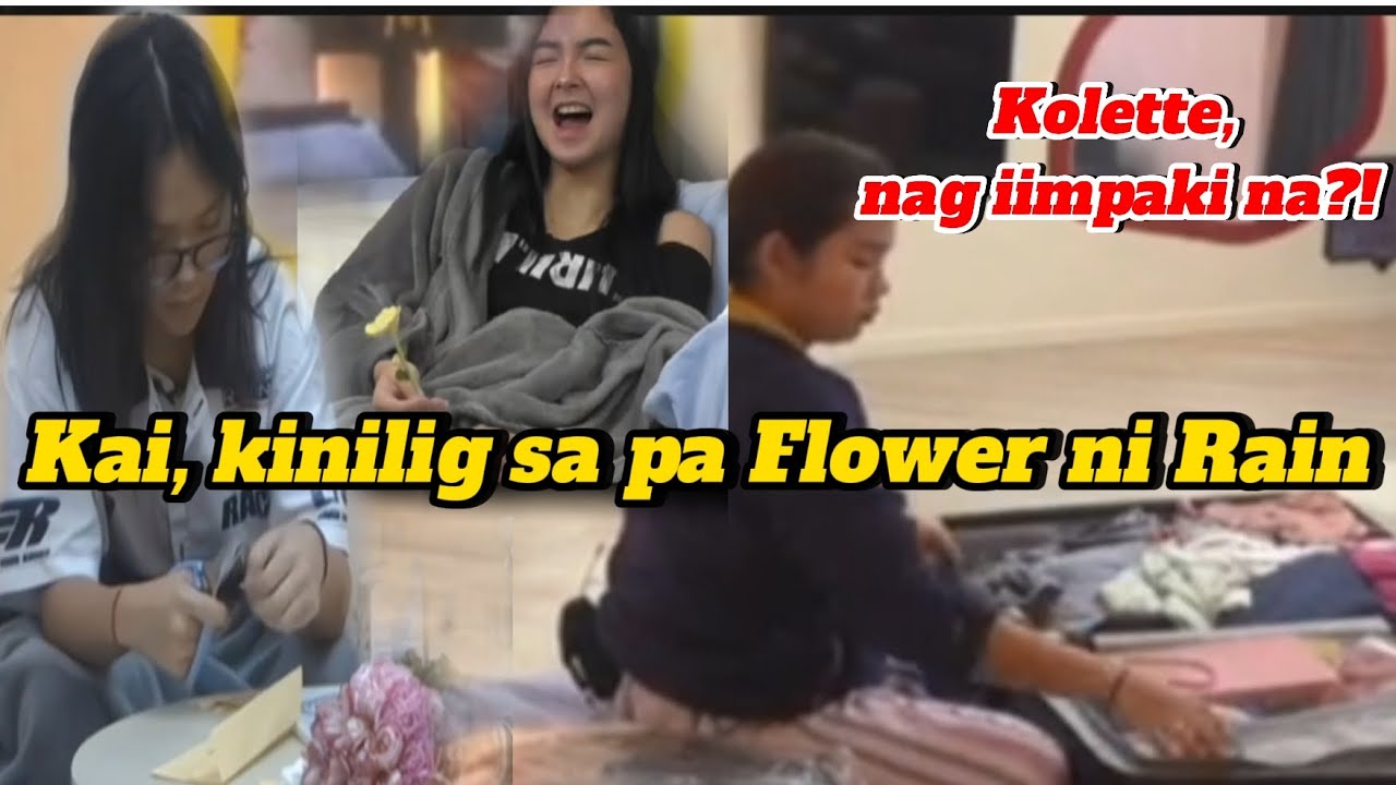 Pbb Gen 11: Kai, kinilig sa binigay na flower ni Rain.