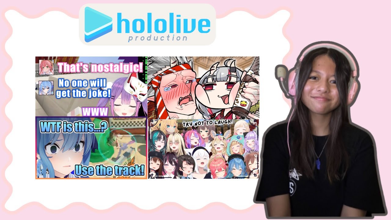 Hololive JP Clips: РЕАКЦИЯ! Попробуй не засмеяться, впечатления, анимация и многое другое!
