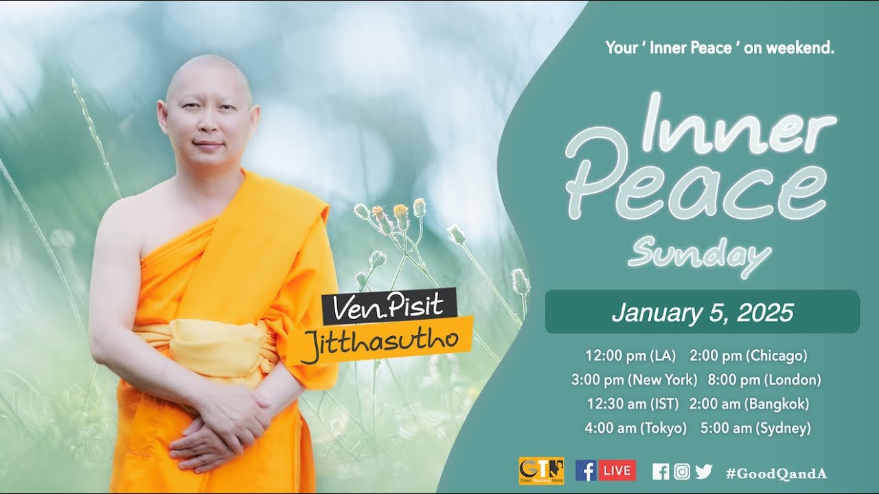 8 Habits to Cultivate Happiness in the Present Moment - Jan 5, 2025 / Inner Peace Sunday Live