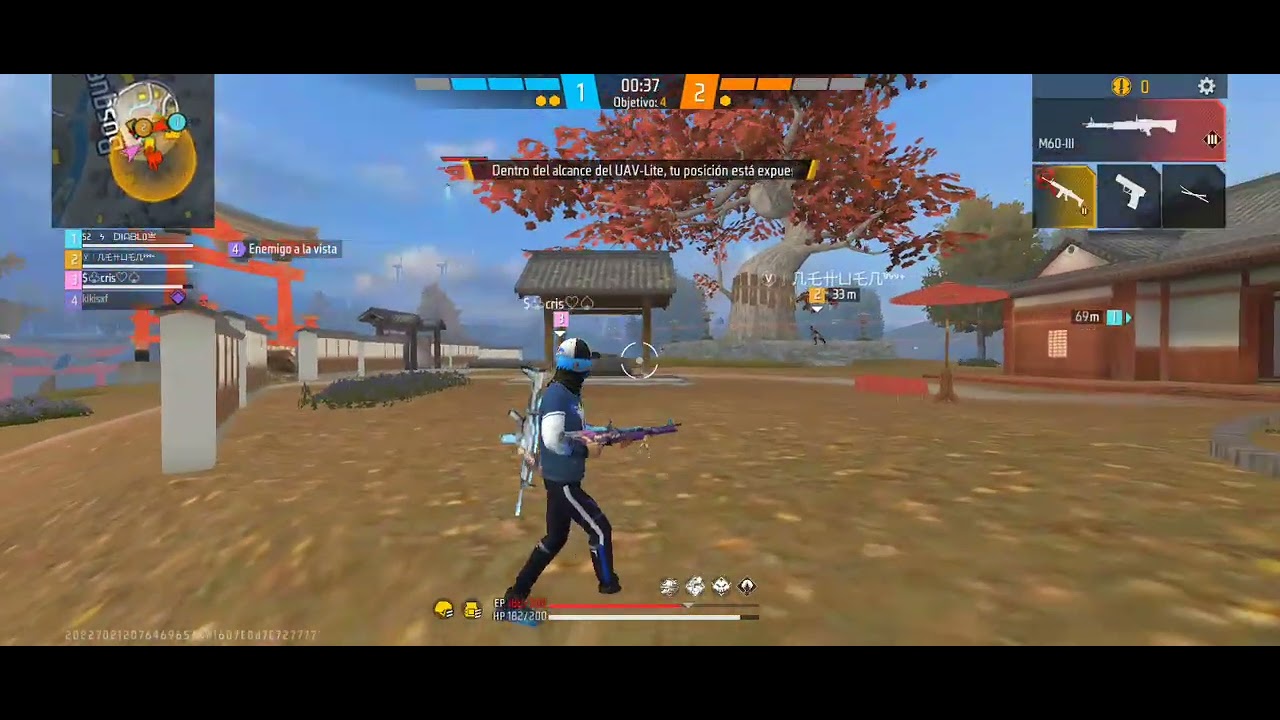 Mi primera partida siendo heroico en free fire (jugando free fire Max temporada 2) 