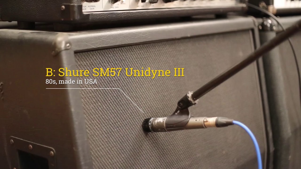 (5150 + Recto Cab) Shure SM57: Modern vs. Vintage (Unidyne III) A/B Test