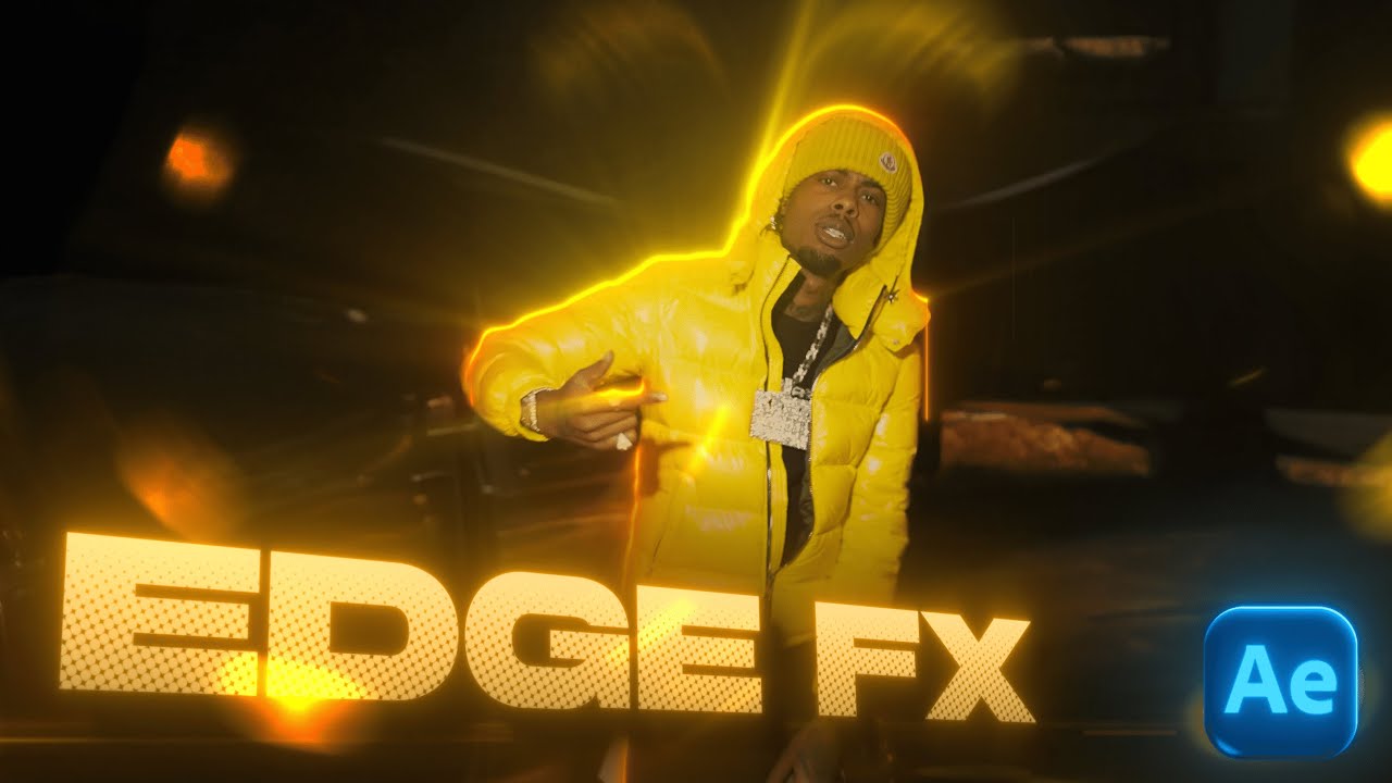 CRAZY Glowing Edge Effect in After Effects (Easy Tutorial)