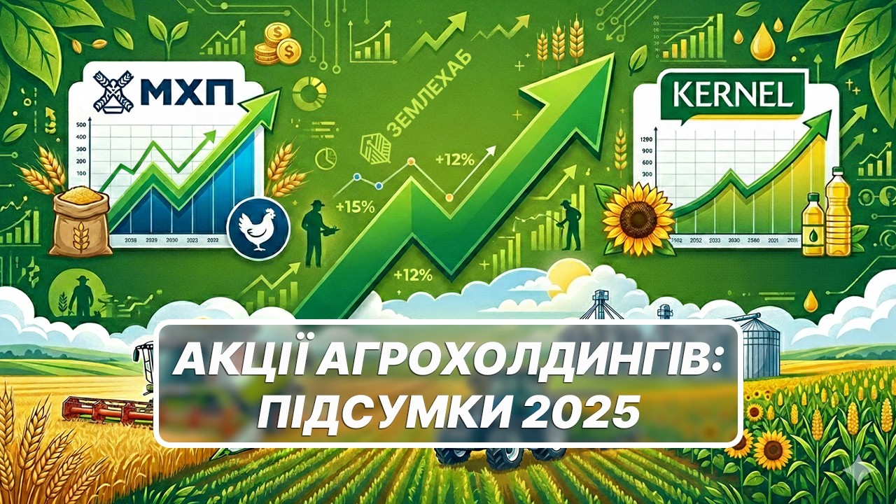 Акції агрохолдингів: підсумки 2025 року
