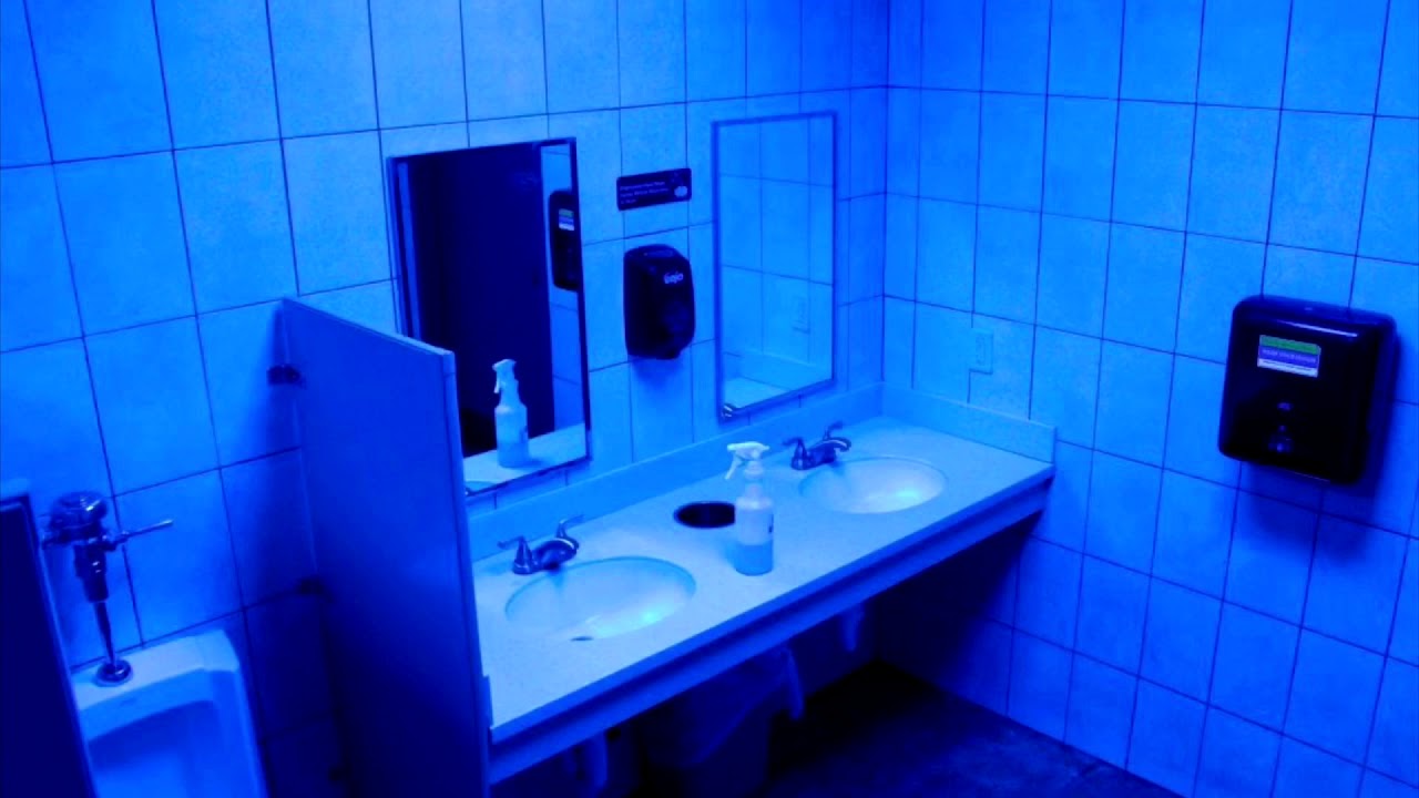 party monster by the weeknd but you're in the bathroom at a party.