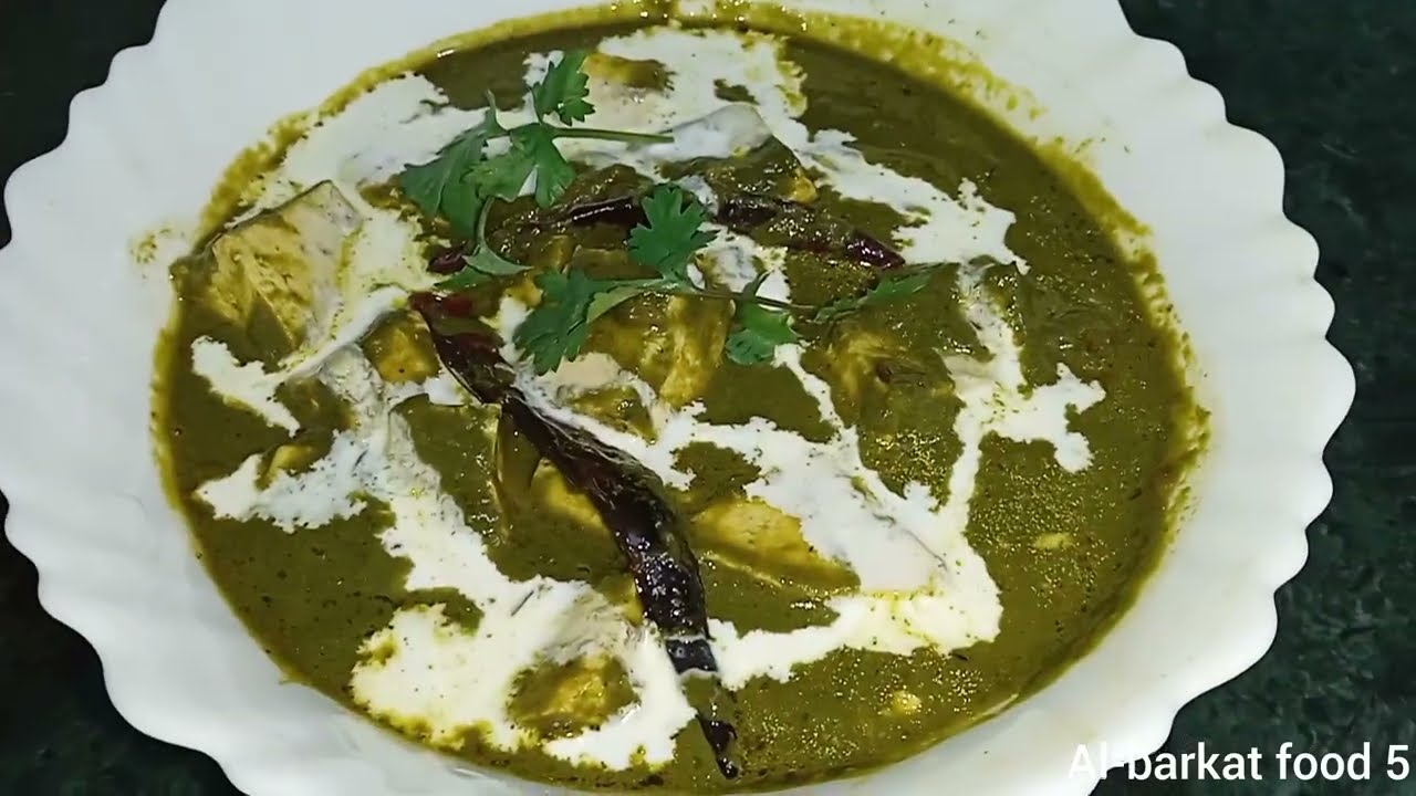 Creamy shahi palak paneer recipe😊#recipe #viral #food 