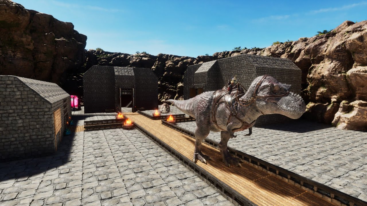 ARK Survival Ascended:#7 Mejoras en el hogar y T-rex
