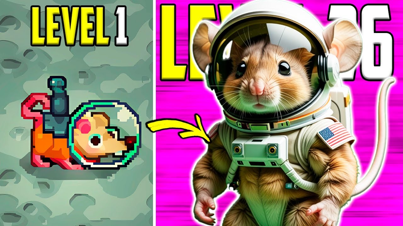 EU FIQUEI VICIADO NO ROGUELIKE DO RATINHO! Rocket Rats