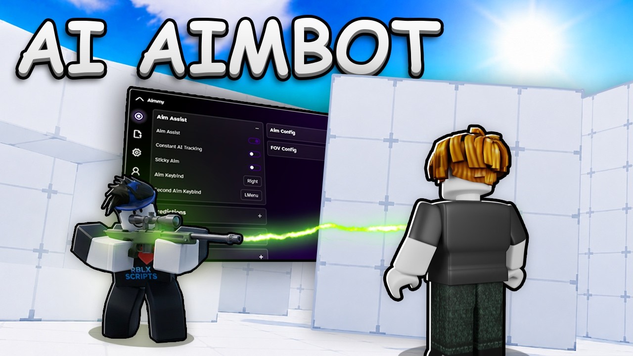 Using AI AIMBOT in Roblox RIVALS!