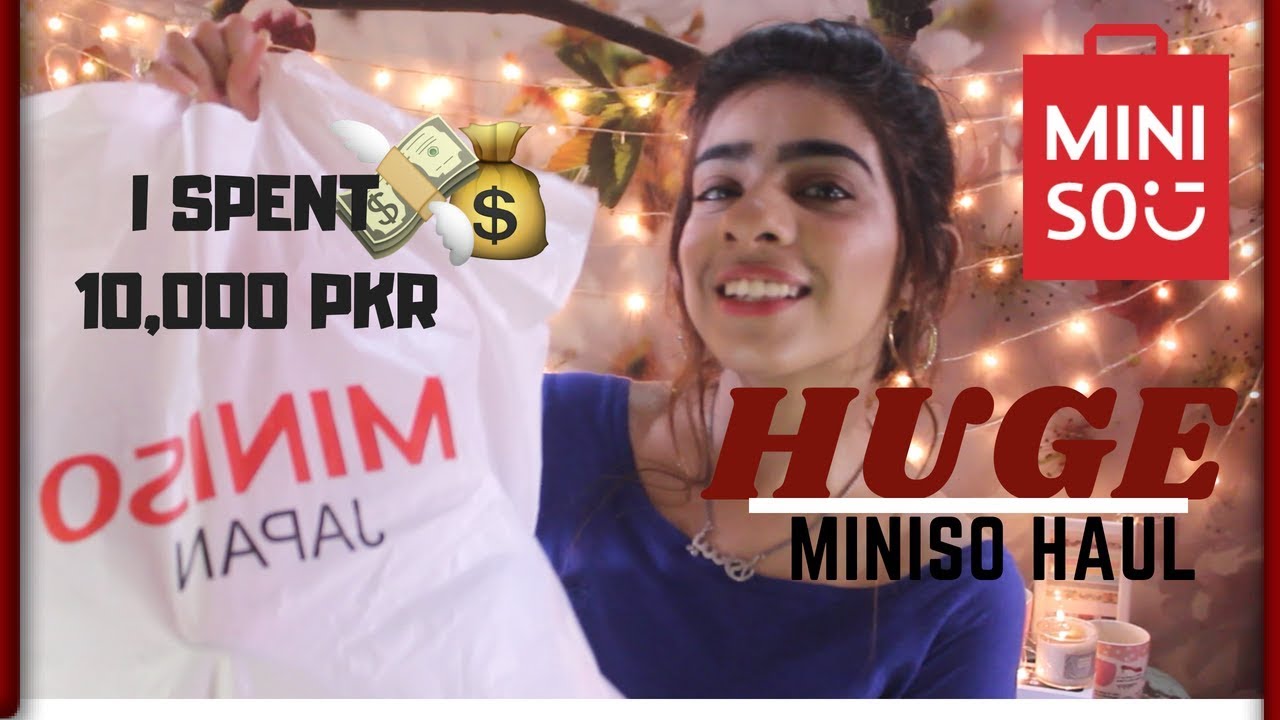 HUGE MINISO HAUL | YusraSolangi
