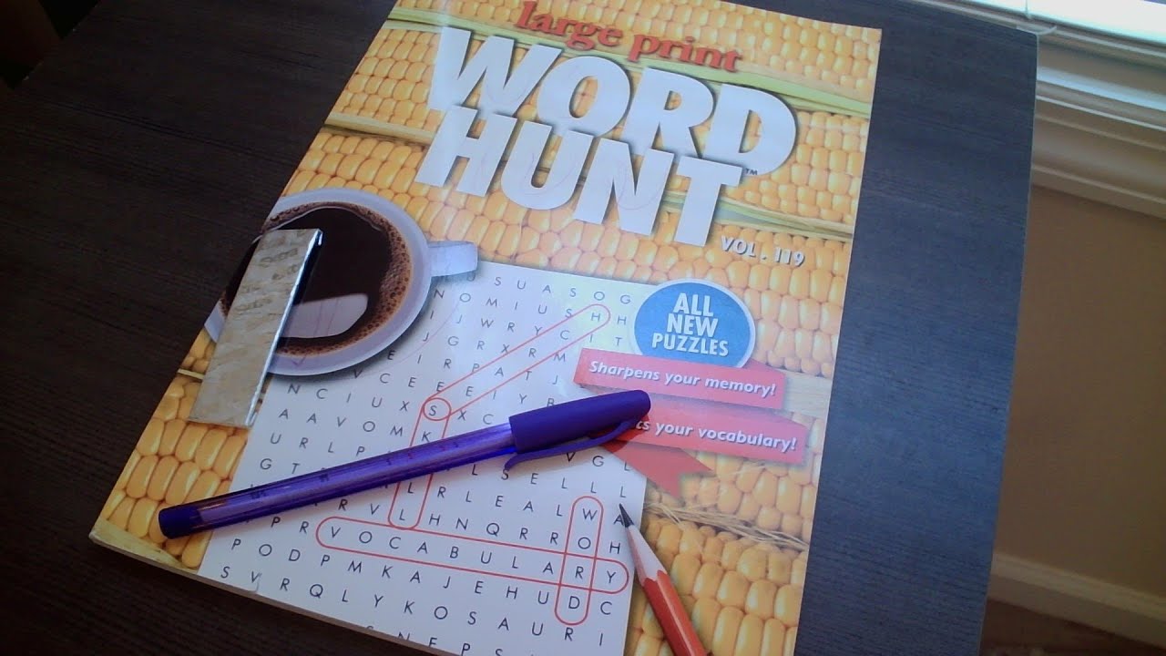 ASMR Gum Chewing Word Search