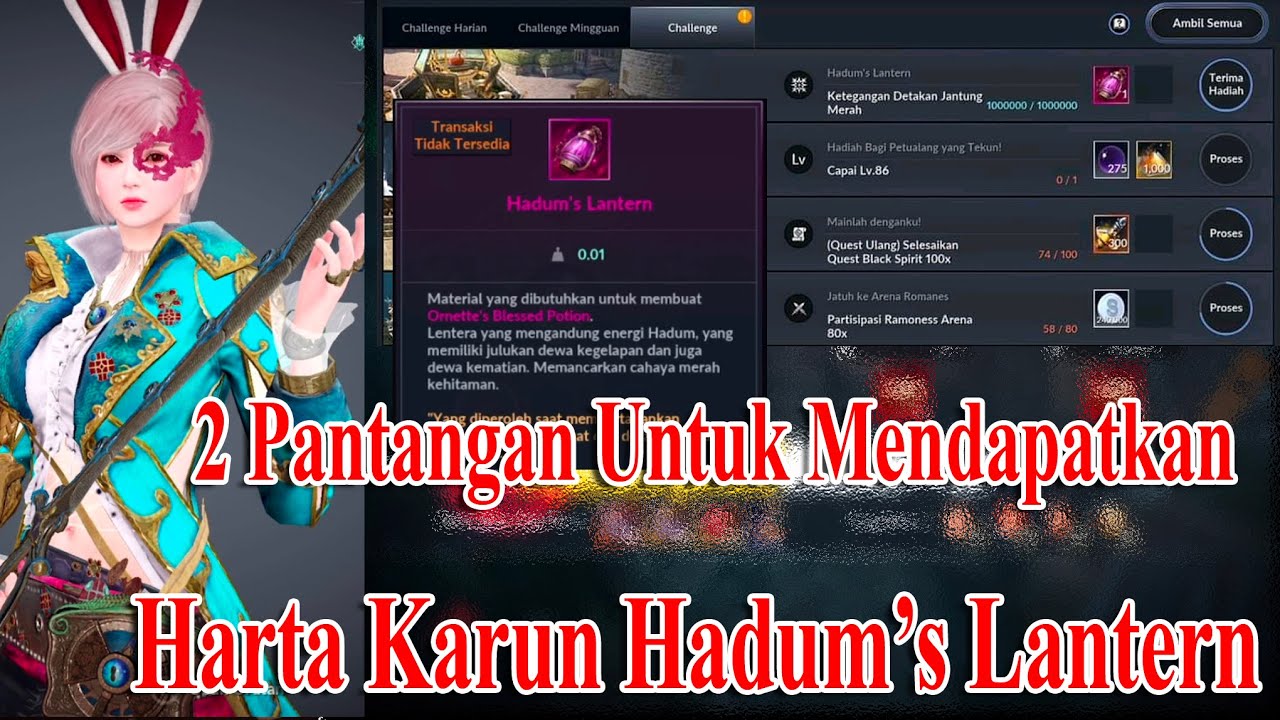 Tips Mendapatkan Harta Karun Orzeca Hadum Lantern dengan cepat - Black Desert Mobile Indonesia