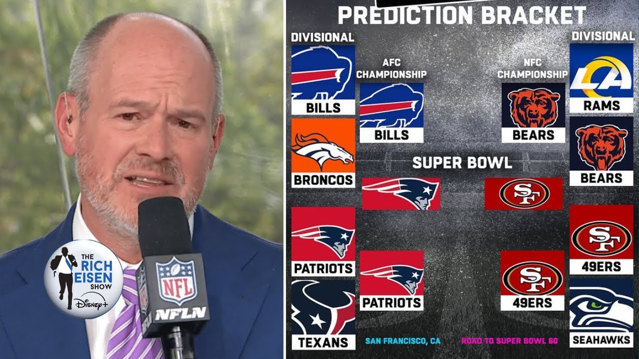 Rich Eisen breaks Scenarios for Super Bowl: 49ers vs Bills, Bears vs Patirots, Seahawks vs Broncos
