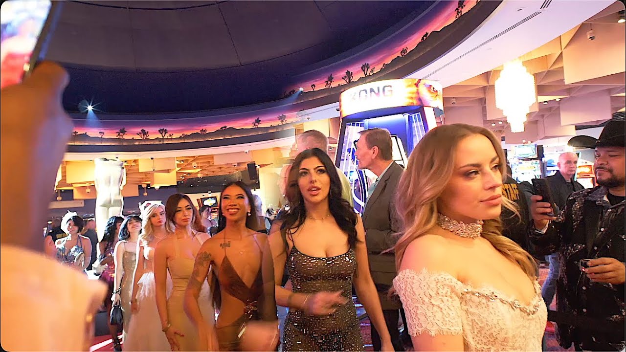 PT.4) AVN AWARDS RED CARPET ADULT ACTRESS INSIDE  AT THE VIRGIN HOTELS IN LAS VEGAS,NV