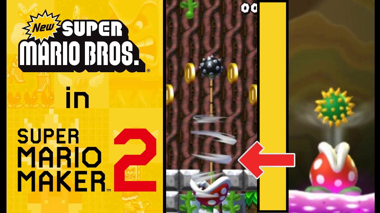 Recreating NSMB items in Super Mario Maker 2