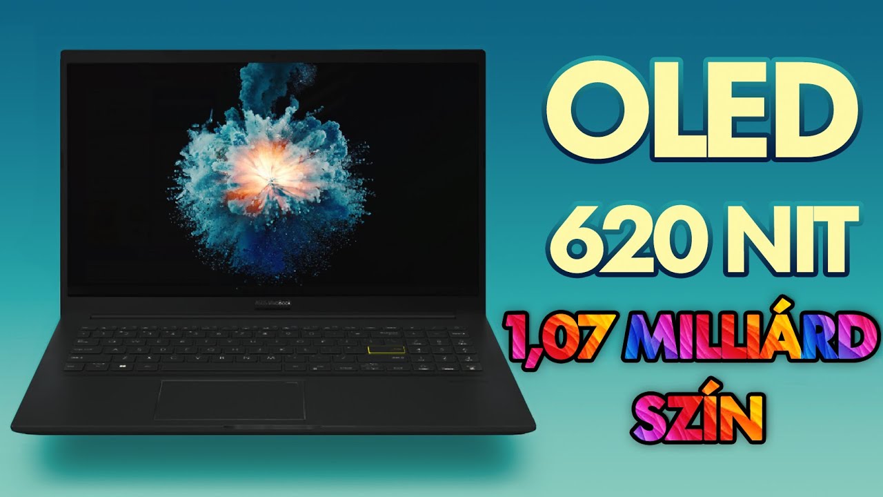 A JÖVŐ laptop KIJELZŐJE 185 000 FT-ért! - ASUS Vivobook OLED