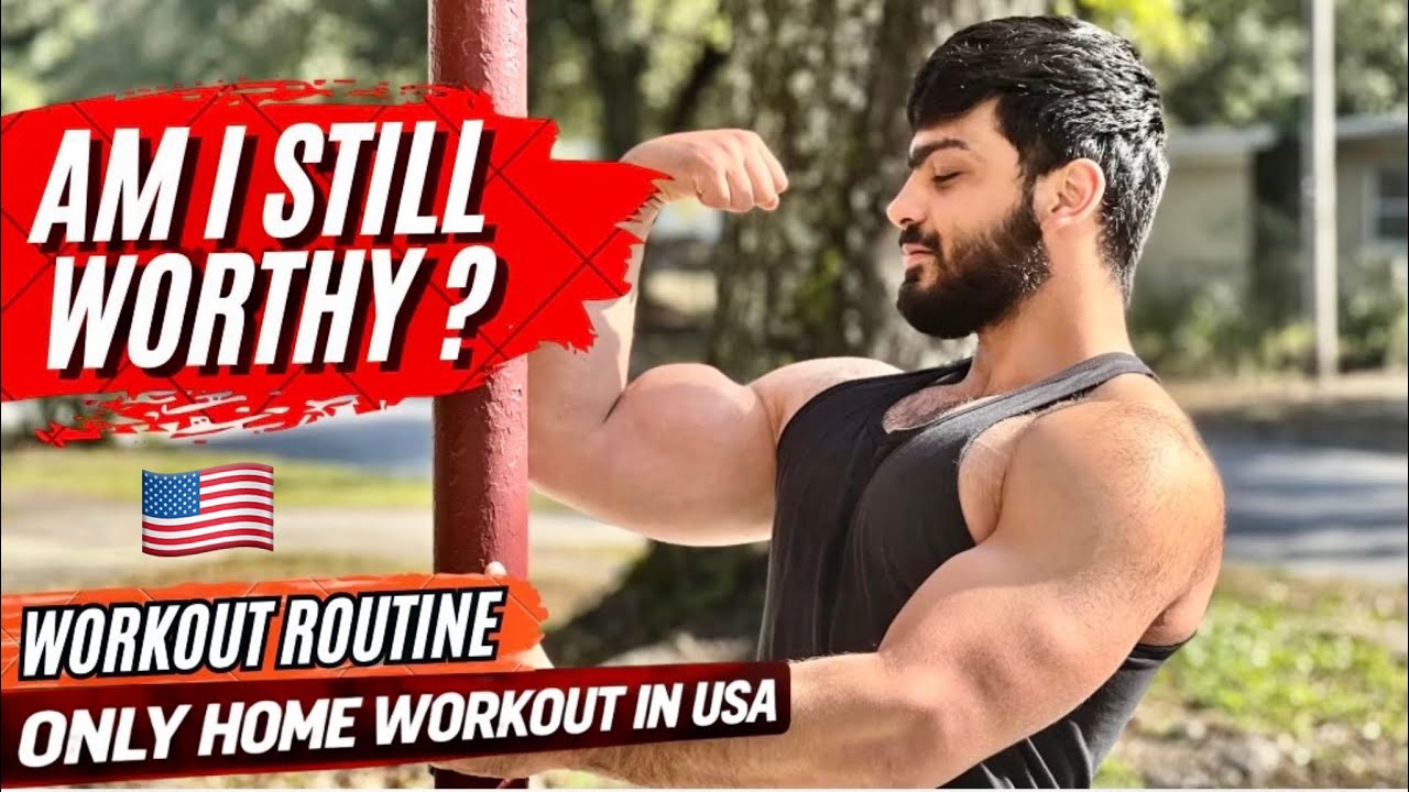 My Home workout Routine in USA 🇺🇸 to maintain my body 😕#america #vlog #workout #fitness #homeworkout