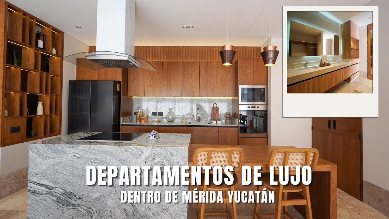 Departamentos de LUJO en venta DENTRO DE MÉRIDA ¡En San Ramon Norte! Acabados de lujo y amenidades 😱