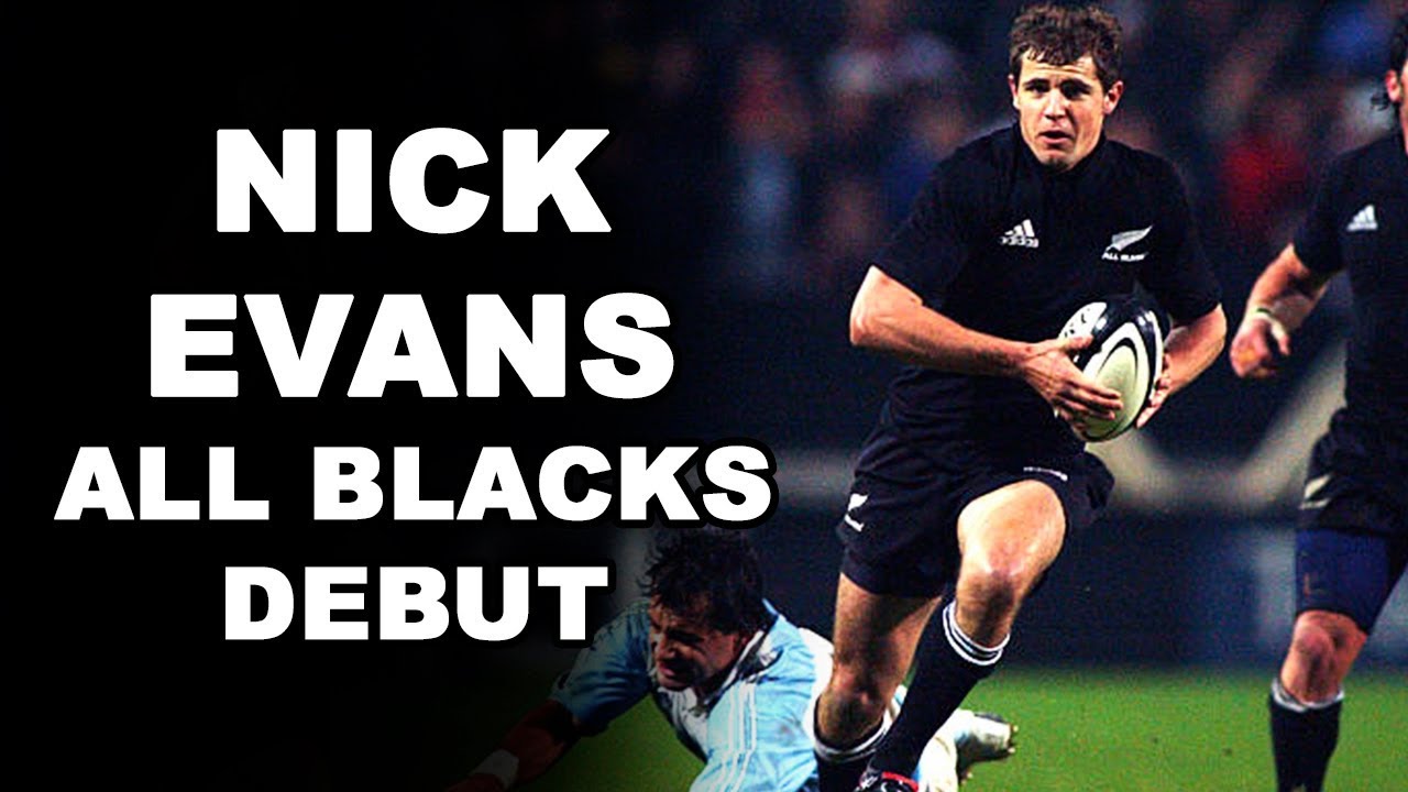 Nick Evans All Blacks Debut