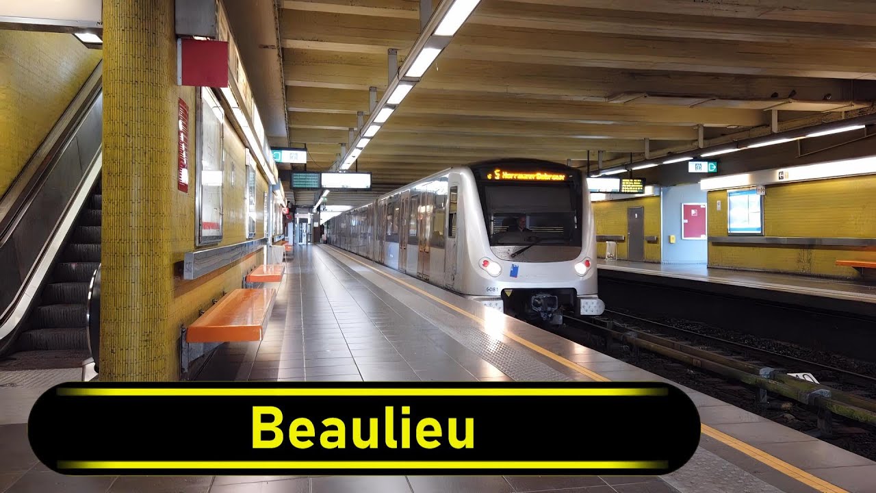 Metro Station Beaulieu - Brussels 🇧🇪 - Walkthrough 🚶