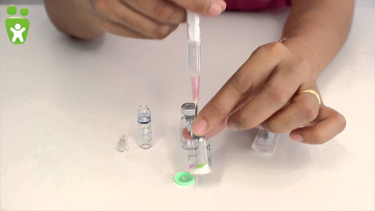Injections with Merional (several vials, 150-450units) - Injection training Kinderwunschzentrum