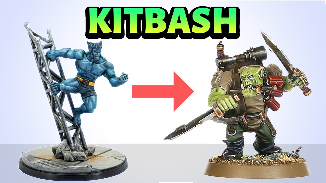 Remaking a Marvel Miniature into an Ork Kommando