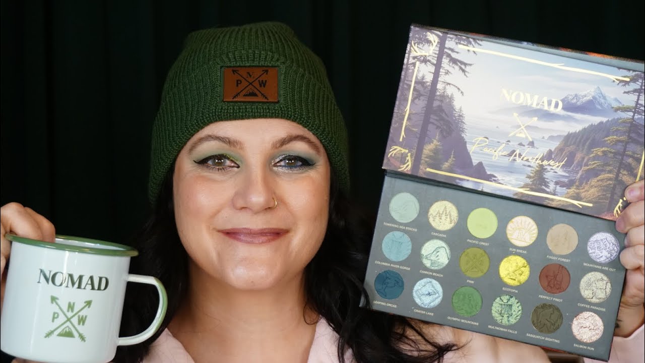 Earthy Elegance! Using the *NEW* Nomad Cosmetics PNW palette 