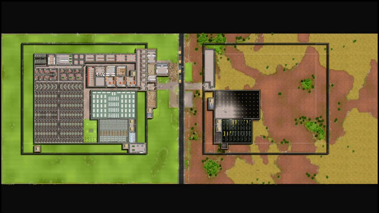 Prison Architect - Bertram's Wine Tasting Center - Timelapse