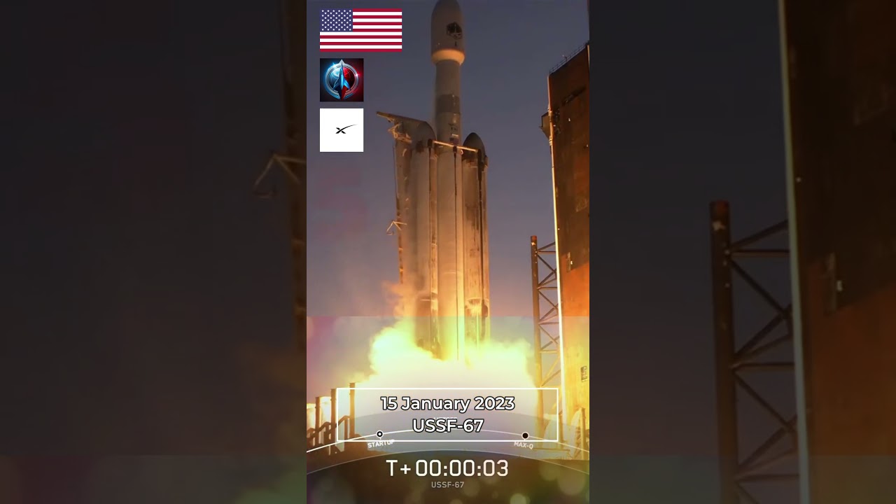 ALL Falcon Heavy Launches #falconheavy #compilation #shorts  #spaceflight #rocketlaunch