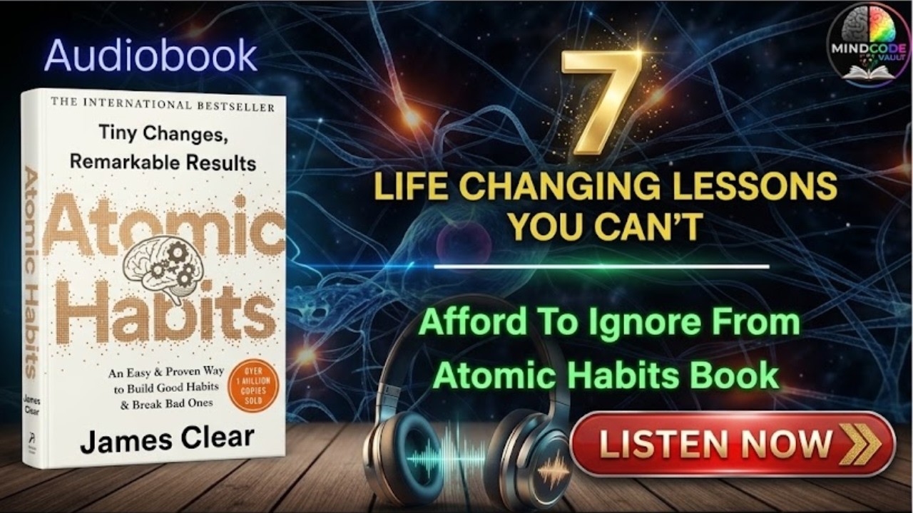 From Atomic Habits Book: Top 7 Life Changing Lessons You Can’t Afford to Ignore