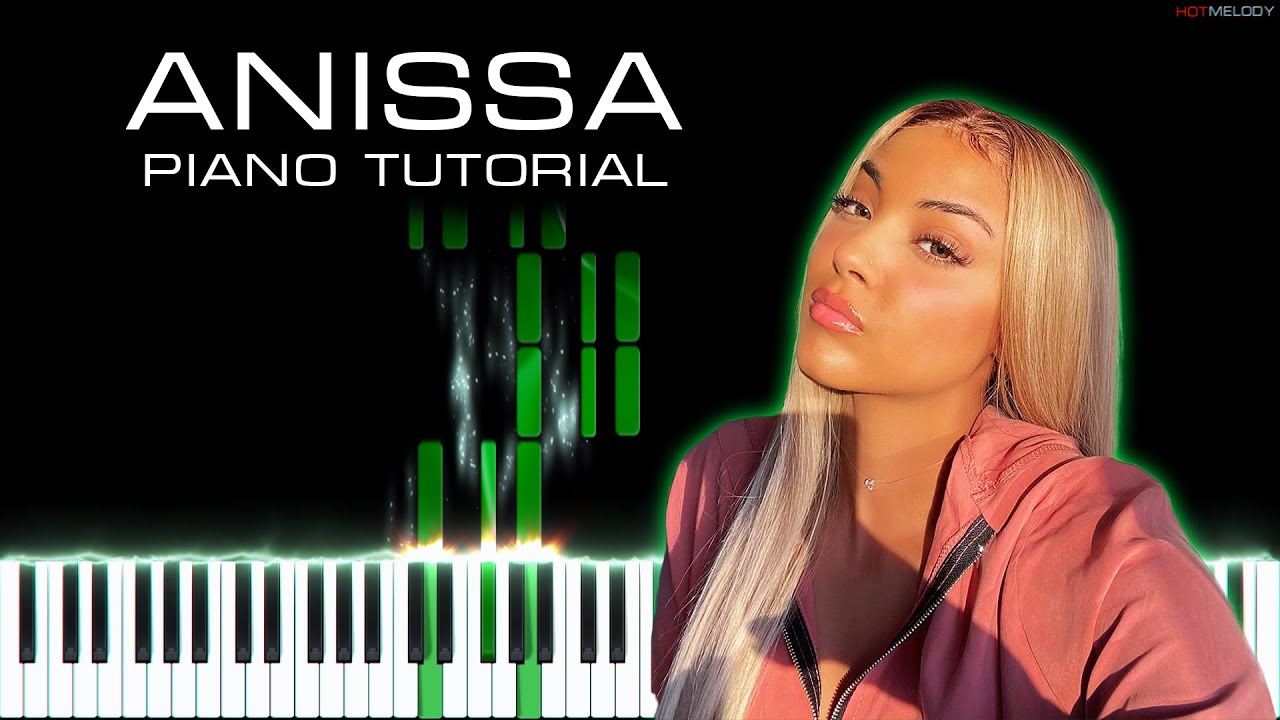 Wejdene - Anissa | Piano Cover | Instrumental Karaoke, Parole