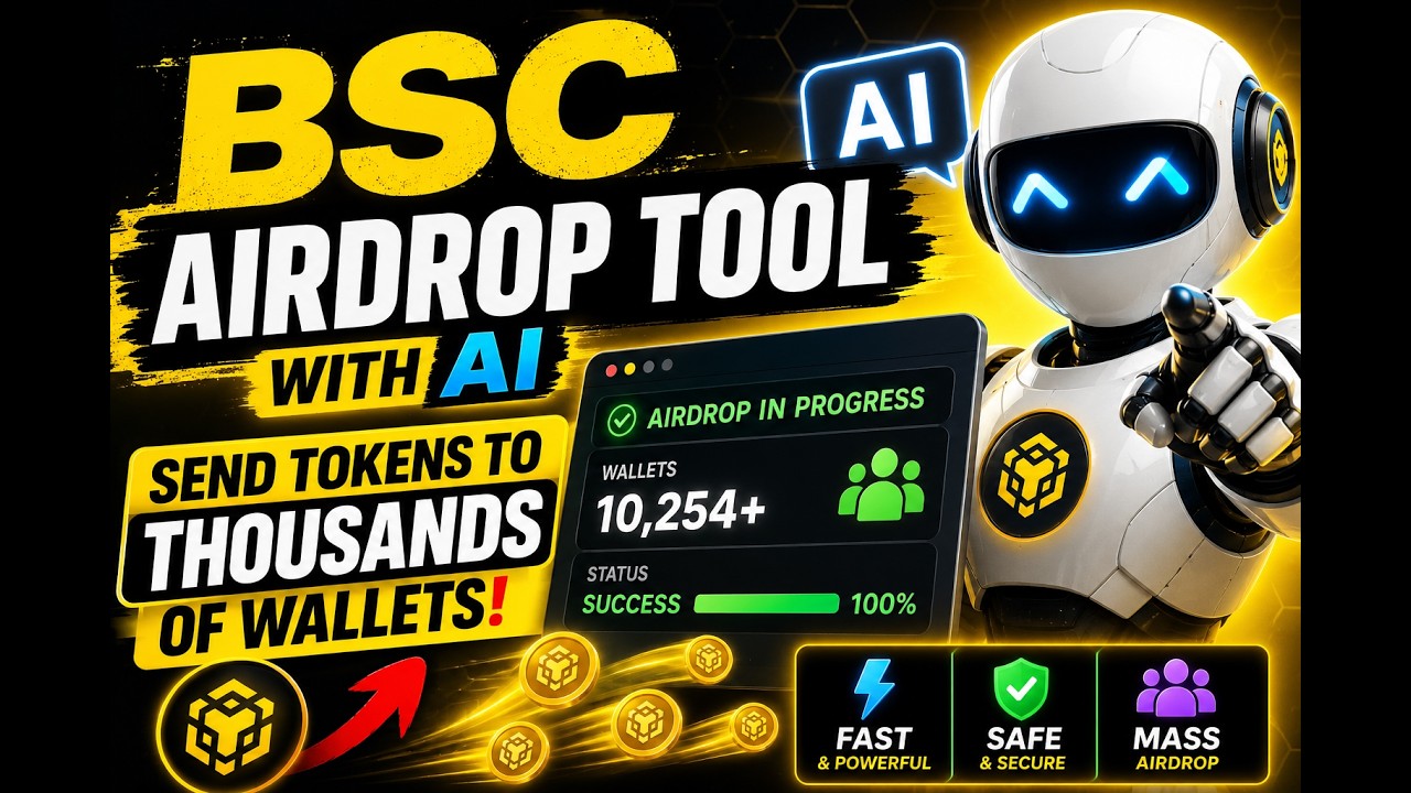 BSC Airdrop Tool With AI &ndash; Send Tokens to Thousands of Wallets