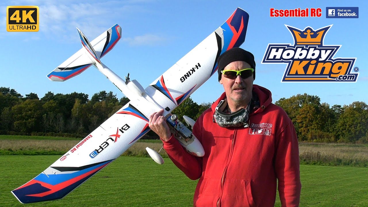 NEW HobbyKing BIXLER3 Trainer / FPV Platform Low Price RC PLANE Glider [*UltraHD / 4K*]