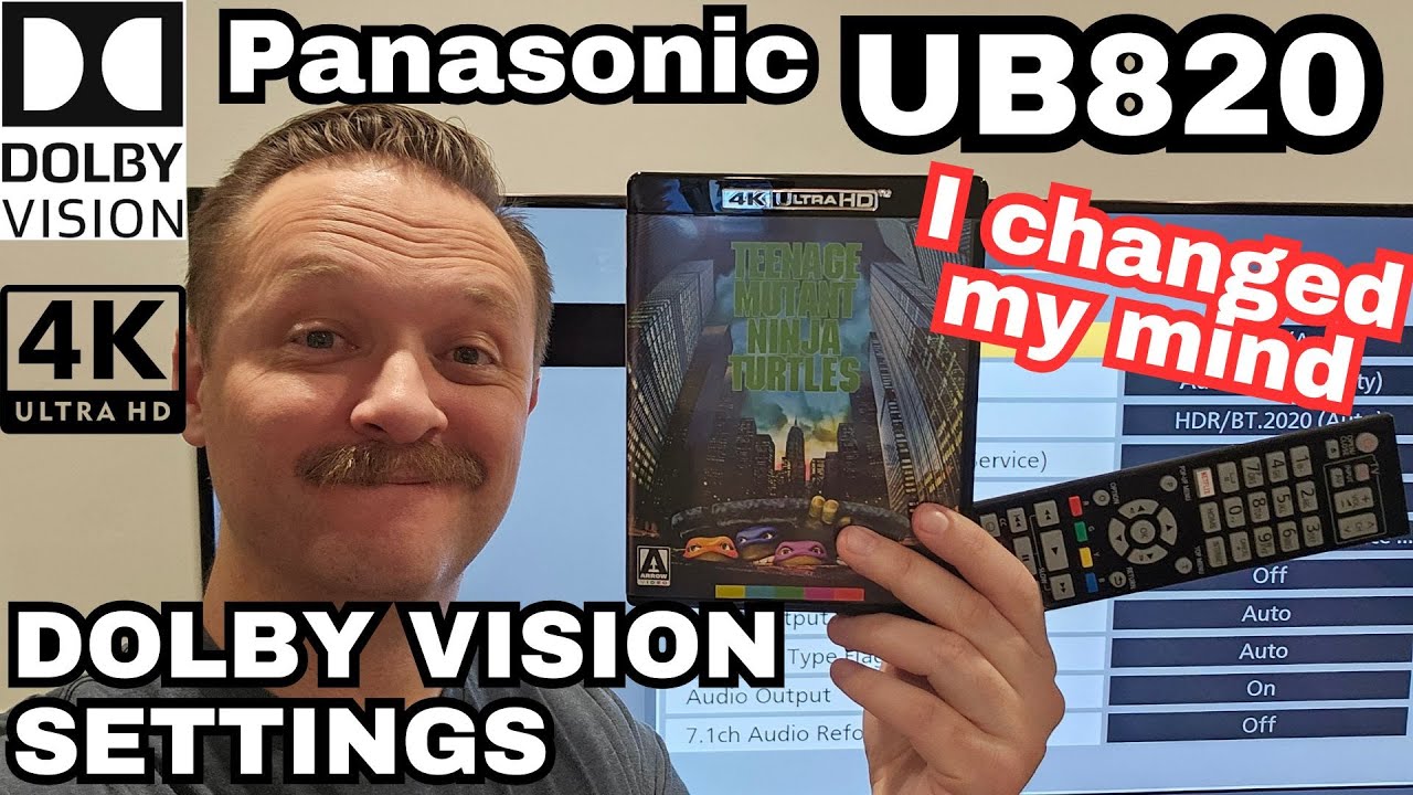 Уточненные настройки Dolby Vision для Panasonic UB820