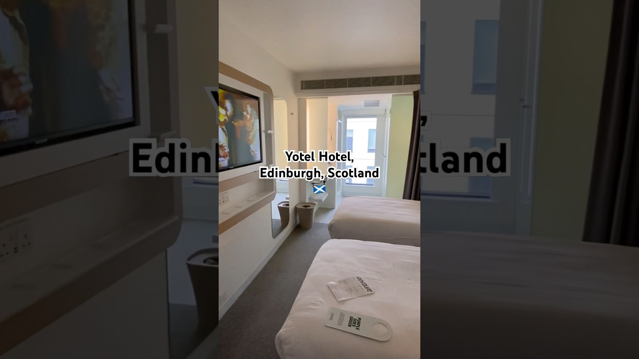 YOTEL Hotel, Edinburgh Scotland | What is it like inside? #YotelEdinburgh #Yotel #HotelReview