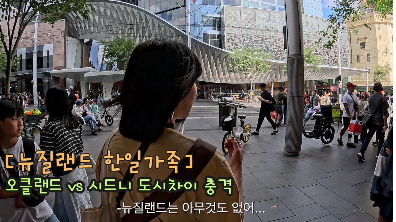 뉴질랜드 살다가 시드니 오면 충격받는 이유[한일부부/日韓夫婦/한일커플/한일가족]
