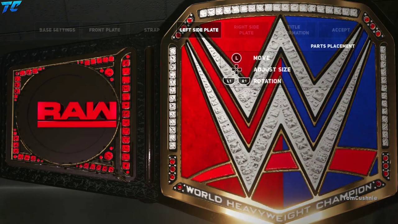 WWE SmackDown Vs Raw CHAMPIONSHIP BELT WWE 2K18!