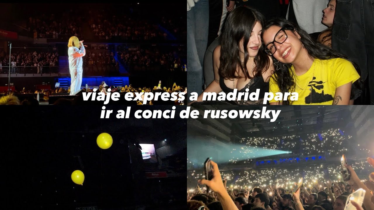 Viaje express a Madrid para ir al concierto de Rusowsky!!! | jodernats 