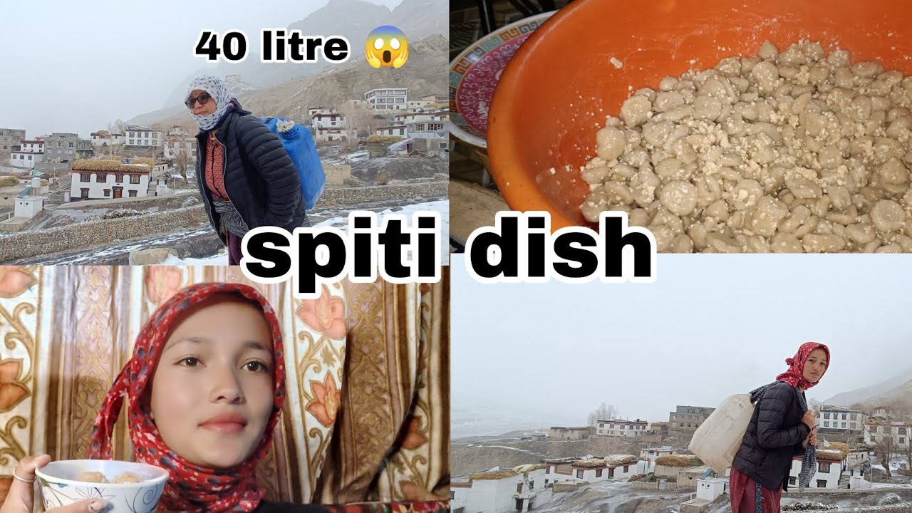 40 LITRE 😱 SPITI DISH #spitivalley #dailyvlog#keepsupporting #kaza