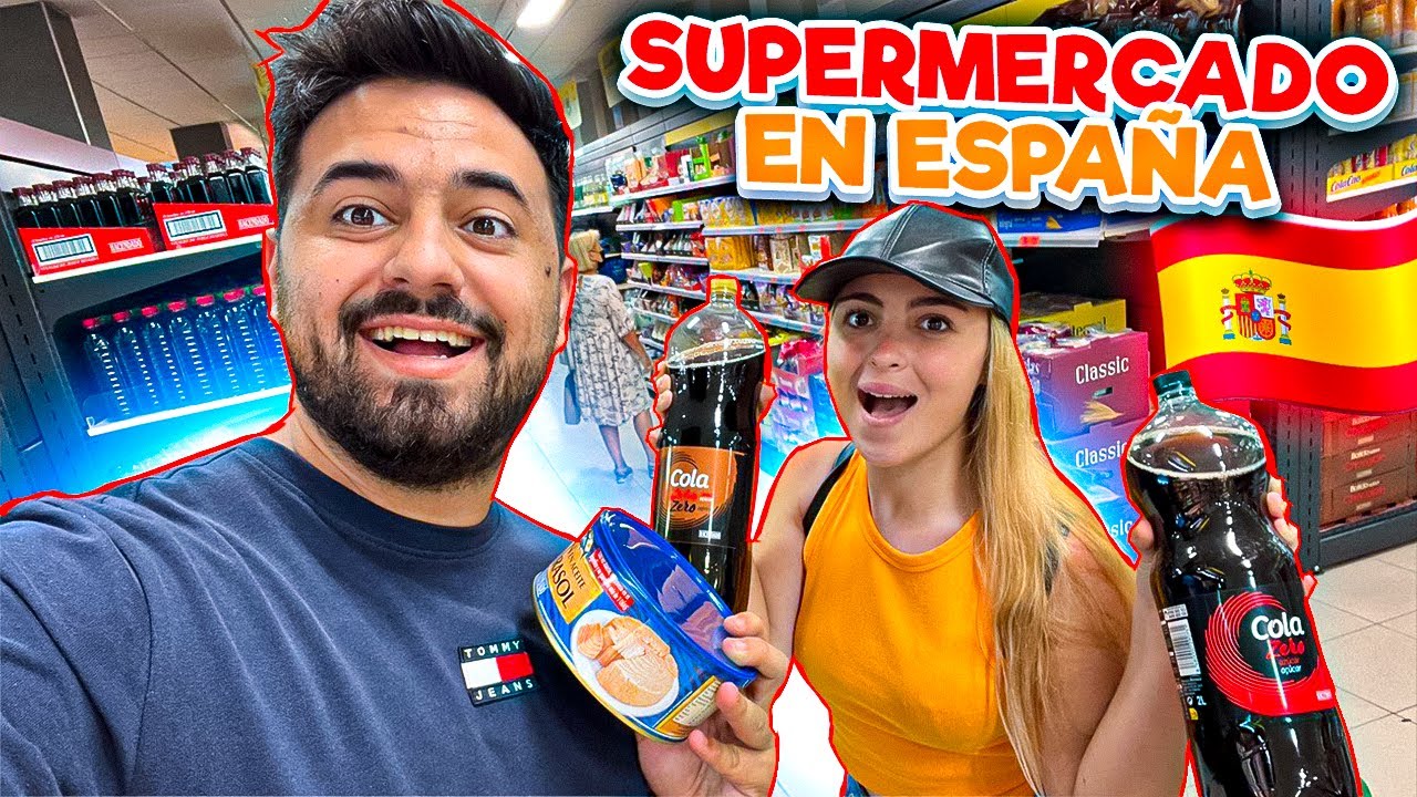 ASI ES EL SUPERMERCADO EN ESPAÑA! *En Argentina no existe esto*