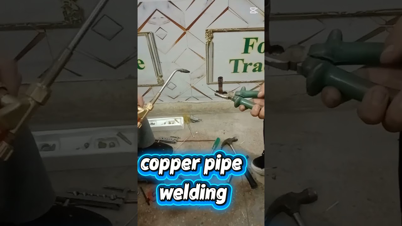 Copper pipe 🔧 سویجنگ کرنا (Swaging Karna) /cooper pipe welding in pashto 