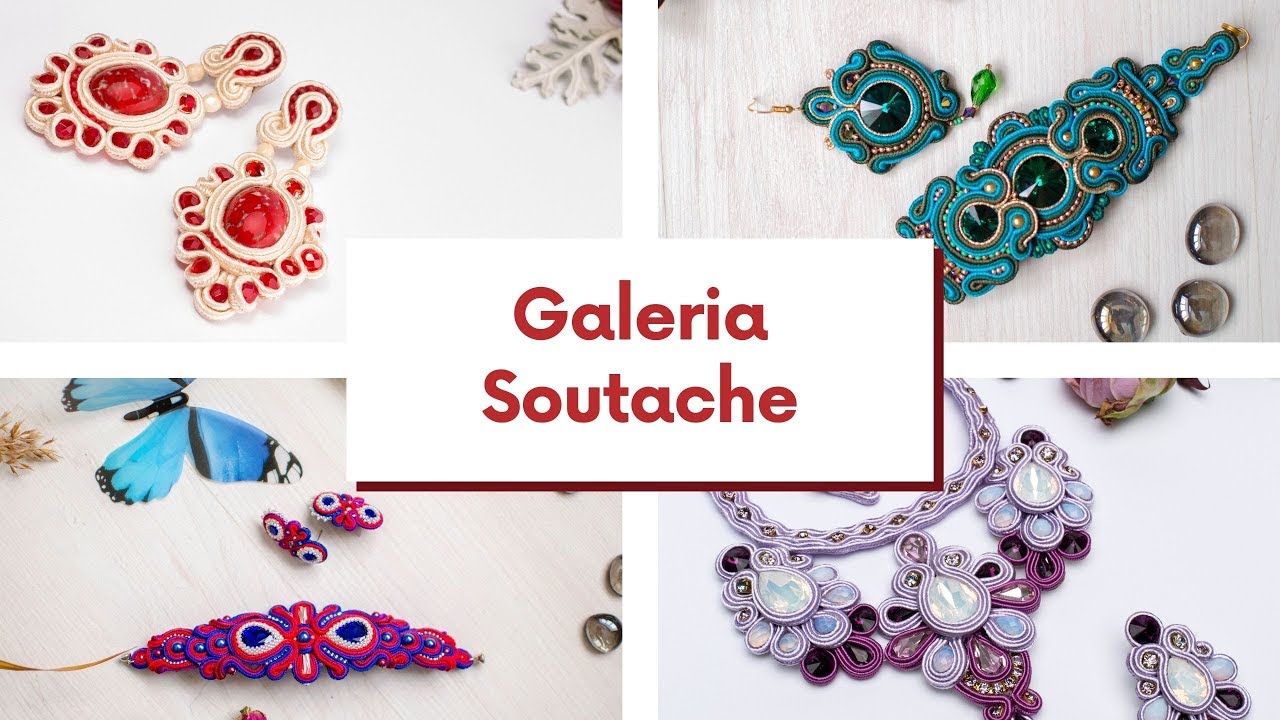 Najnowsze Wzory Biżuterii Sutasz Soutache Biżuteria - NAJLEPSZA CENA!  