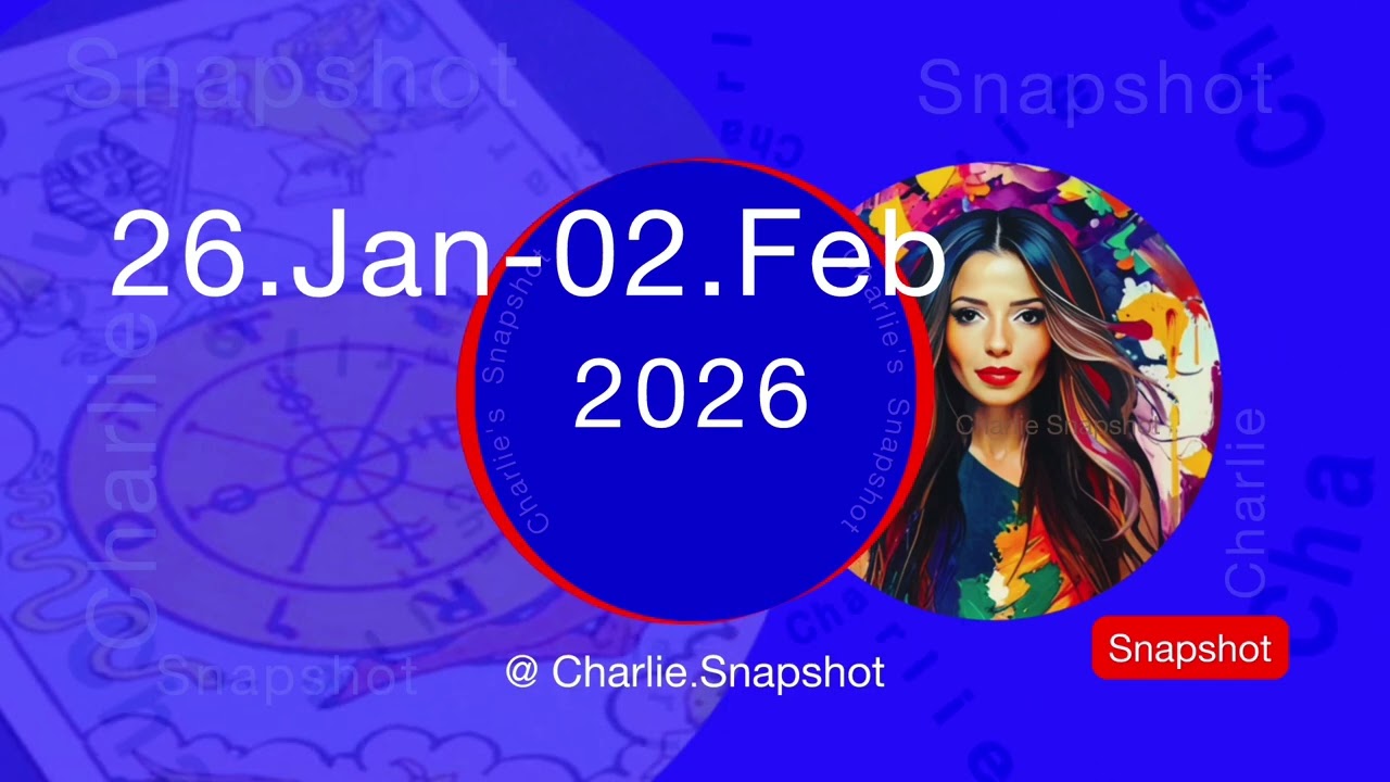 Snapshot▫️JANUAR WOCHE 2026 / 26.01. - 02.02.2026 / Charlie #orakel #prophezeiung