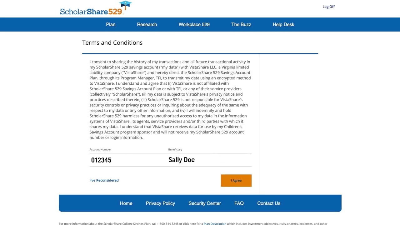 Linking Your CalKIDS Account to a ScholarShare 529 Account - English