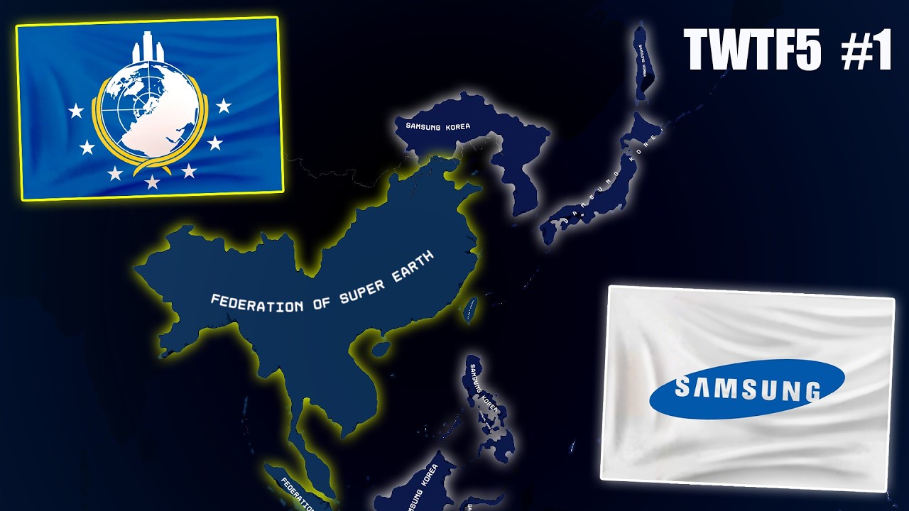 Samsun Korea Vs Federation of Super Earth / TWTF5 - HOI4 Timelapse