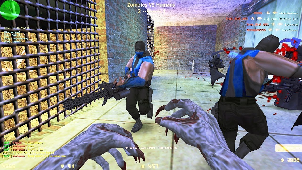Counter-Strike: Zombie Escape Mod - ze_Military_v2 on Brotherhood